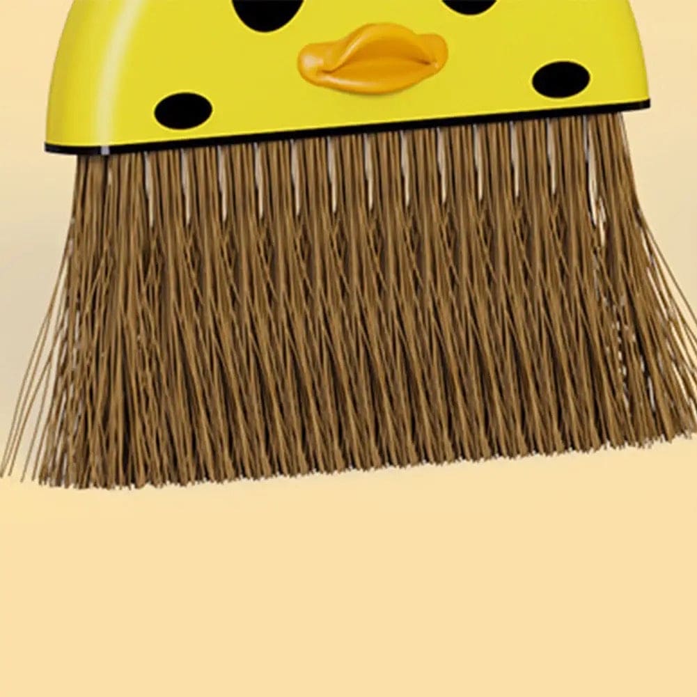 Yellow Duck Broom And Dustpan Set, Cartoon Toddler Broom Set, Plastic Standing for Little Housekeeping Helper, Cute Mini Broom with Dustpan, Kids Mini Sweeping Broom Set, Kids Play House Cleaning Toy, Multifunctional Broom And Shovel Yellow Duck Broom And Dustpan Set, Cartoon Toddler Broom Set, Plastic Standing for Little Housekeeping Helper, Cute Mini Broom with Dustpan, Kids Mini Sweeping Broom Set, Kids Play House Cleaning Toy, Multifunctional Broom And Shovel